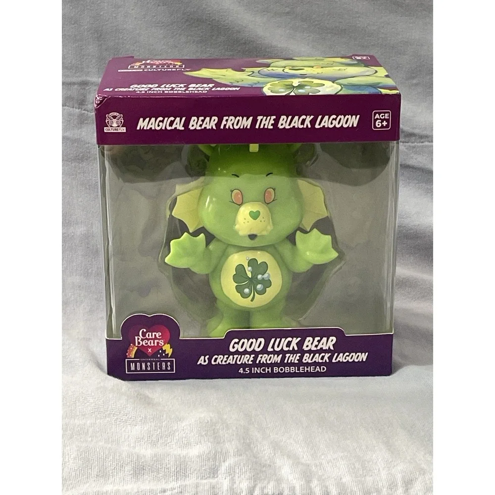 NEW Set of Care‎ Bears X Universal Monsters - Good Luck, Cheer, & Grumpy Bear